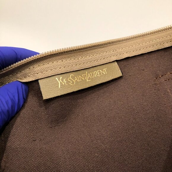 Saint Laurent Grey Giraffe Tote sku #85907 (corners minor tearing & rubbing) - Picture 12 of 16